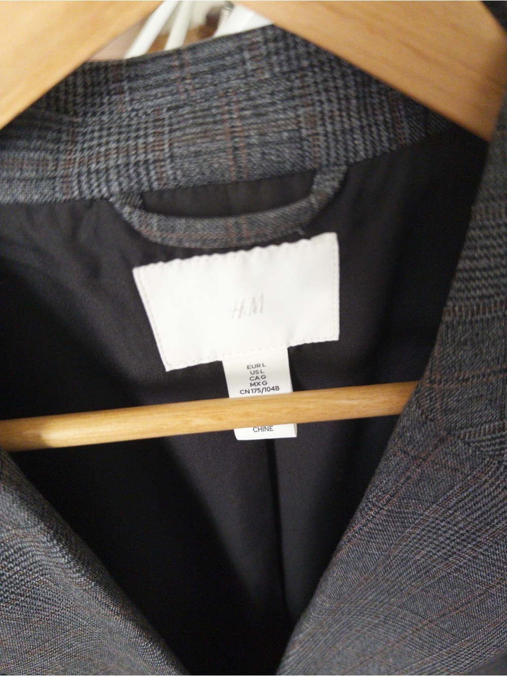 H&M Charcoal Plaid Skort Suit Set - Picture 6 of 10